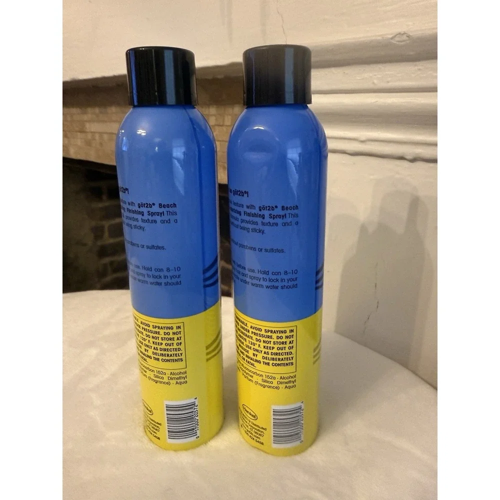 got2b Beach Trippin Texturizing Finishing Spray x2 Flexible Hold Touchable DENTS